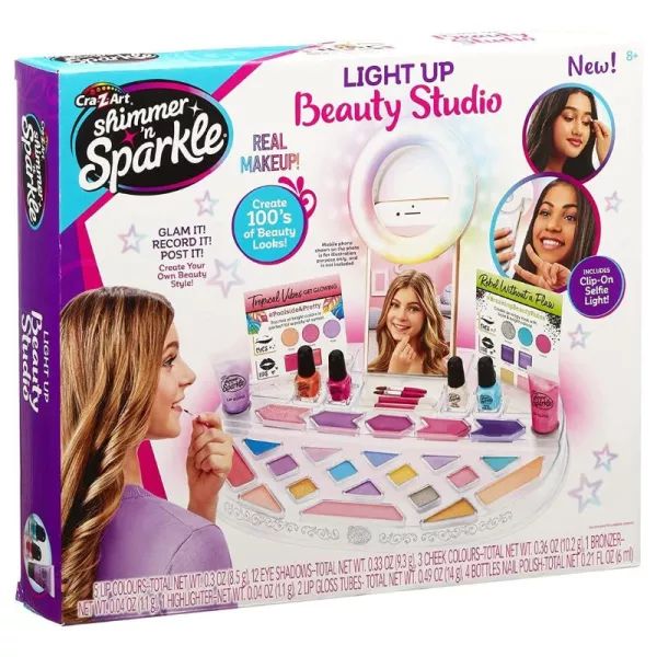 Shimmer 'n Sparkle: makijaż w salonie z lampą pierścieniową