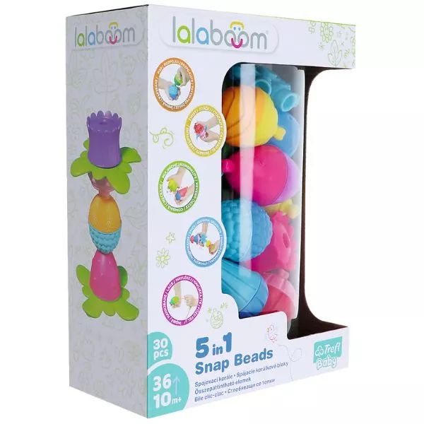Lalaboom: zestaw rozwojowy Montessori - 30 elementów