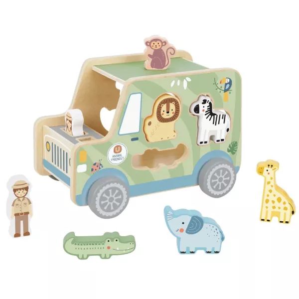 Tooky Toy: zestaw do zabawy safari, drewno