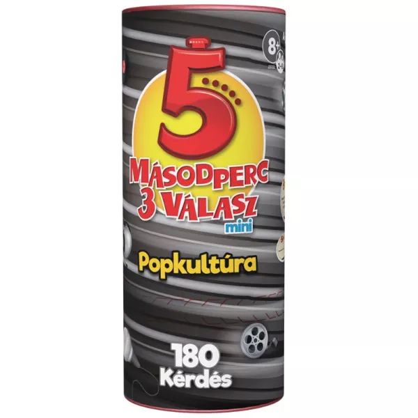 5 sekund 3 odpowiedzi mini - popkultura - gra planszowa, język węgierski