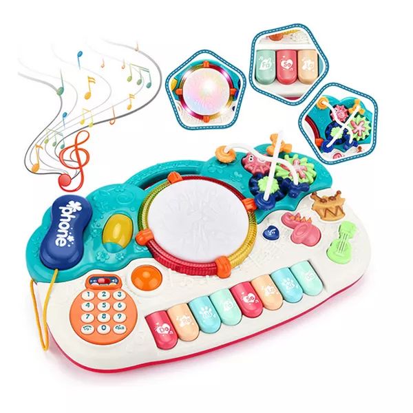 Wielofunkcyjny pianino dla niemowląt - 41 cm
