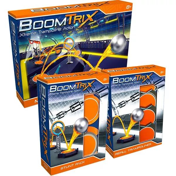 Boomtrix mega zestaw: zestaw trampolin z 2 akcesoriami