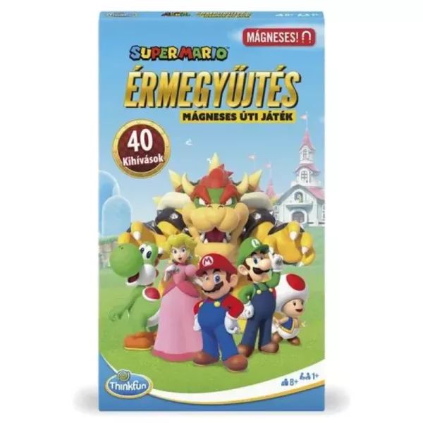 Thinkfun: Super Mario - Zbieranie monet, magnetyczna gra podróżna - w języku węgierskim