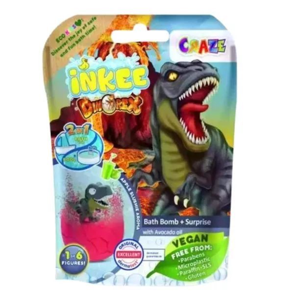 Inkee: Niespodziankowa kula do kąpieli z dinozaurem