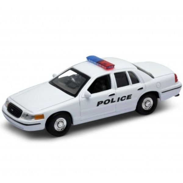 Welly CityDuty: Miniaturka radiowozu Ford Crown Victoria, skala 1:34