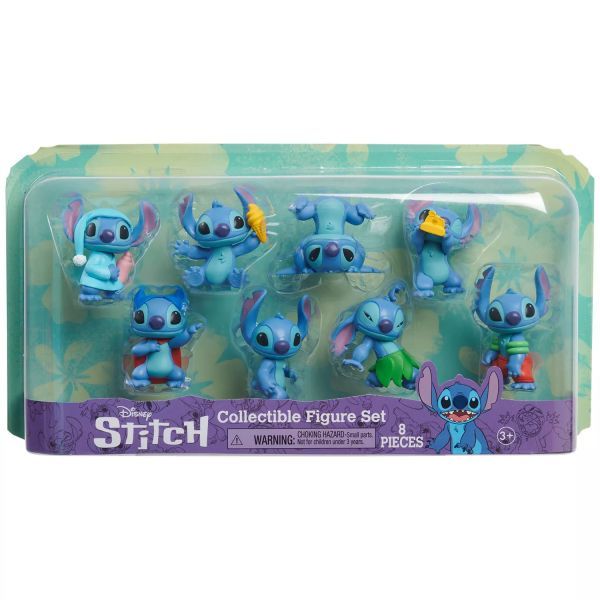 Stitch: Zestaw figurek do zabawy - 8 sztuk