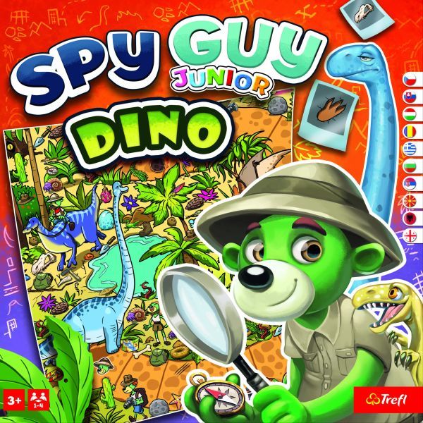 Trefl: Gra planszowa Szpieg Junior po węgiersku - park dinozaurów