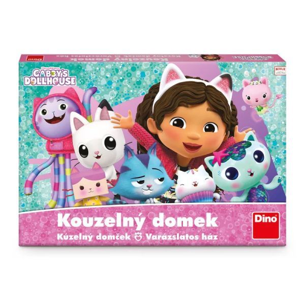 Gabby’s Dollhouse: Zaczarowany dom - gra planszowa w języku węgierskim