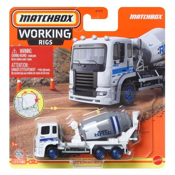 Matchbox: Working Rigs - Cement King HD samochodzik