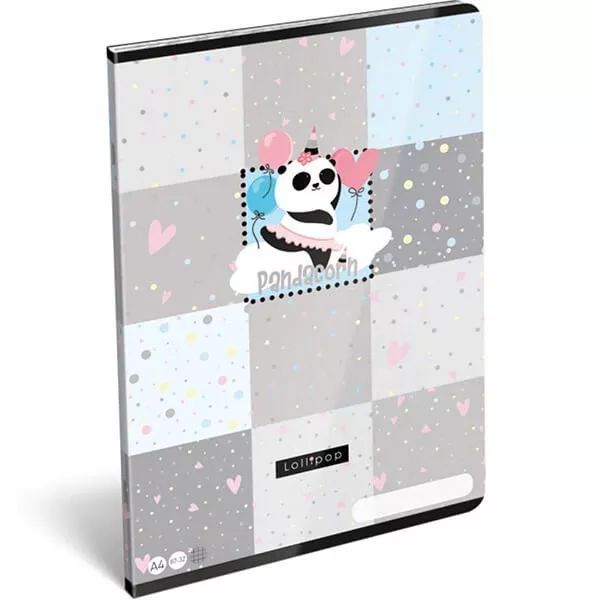 Pandacorn: Zeszyt w kratkę, 32 kartki - A4