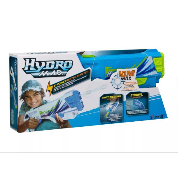 Silverlit: Hydro M.A.D pistolet elektroniczny na wodę - niebieski