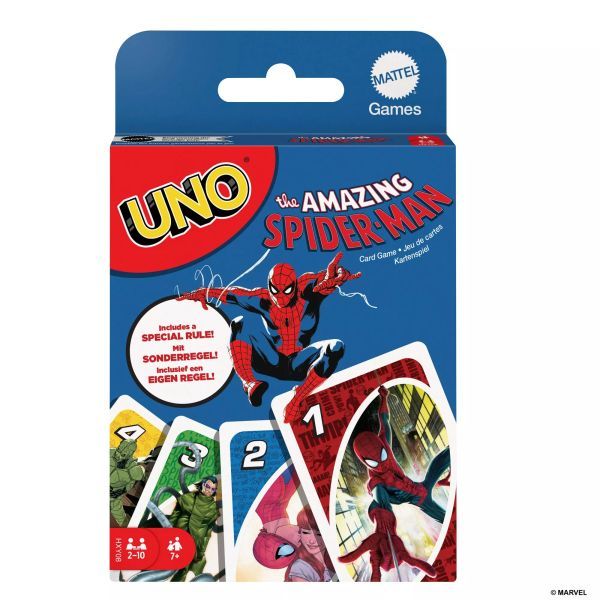 Gra UNO - edycja Spiderman - instrukcje w języku węgierskim