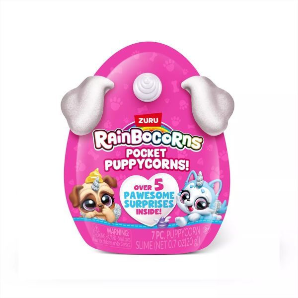Zuru: Niespodzianka Rainbocorns Pocket Puppycorn, seria 1 - 15 cm