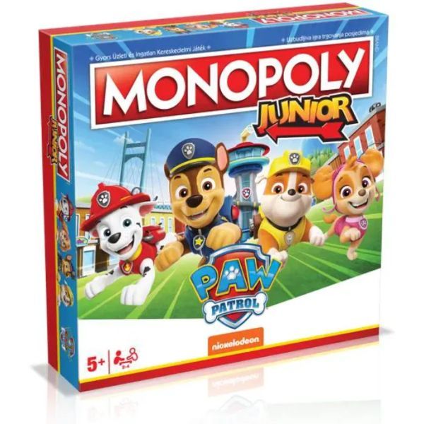 Monopoly Junior - Wydanie Psi Patrol - w języku węgierskim
