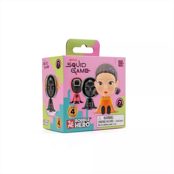 Squid Game: Niespodzianka figurka Bobble Hero w pudełku