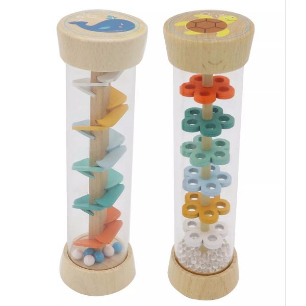 Gra dźwiękowa deszczu, drewno - 2 rodzaje