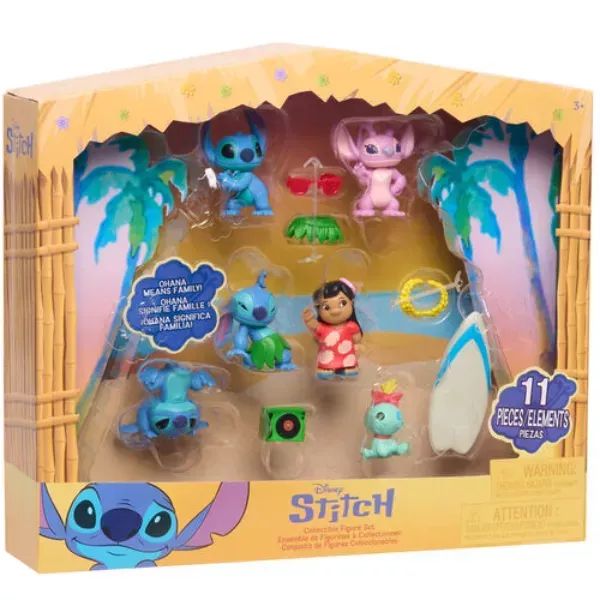 Stitch: Zestaw figurek deluxe - 11 sztuk