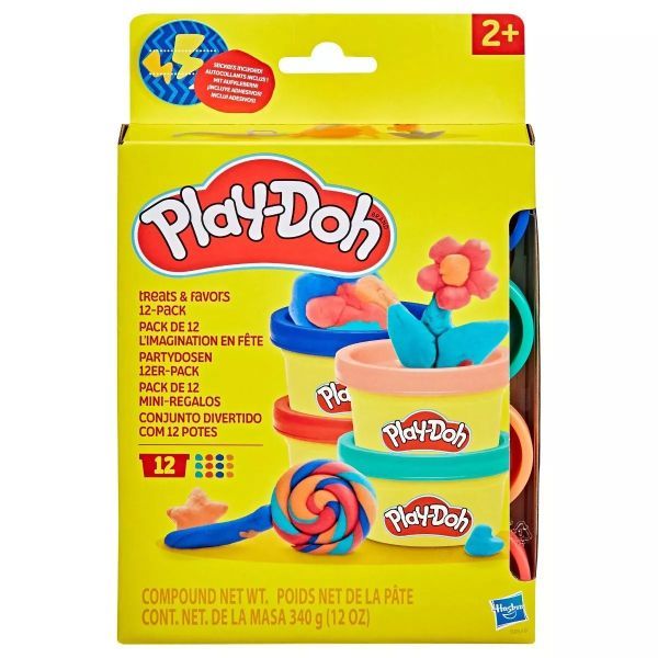 Play-Doh: mini plastelina - zestaw 12 szt.