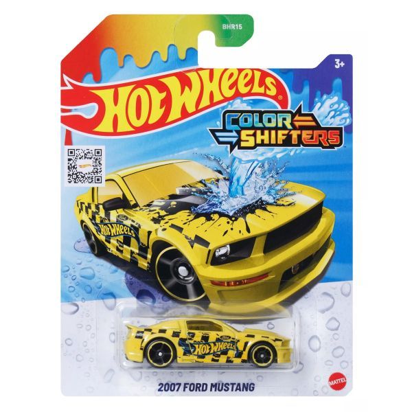 Hot Wheels City: Zmieniający kolor 2007 Ford Mustang samochodzik