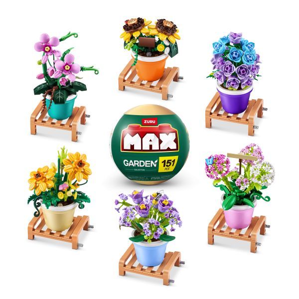 MAX: Flowers - Gra budowlana, kwiaty - różne