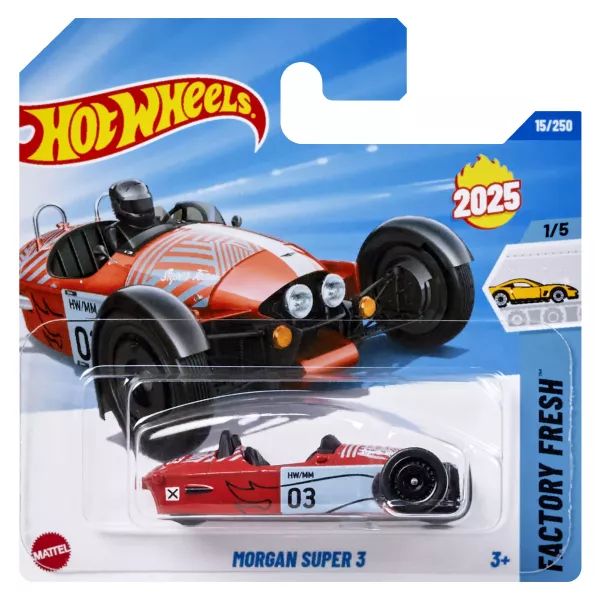Hot Wheels: Mały samochodzik Morgan Super 3