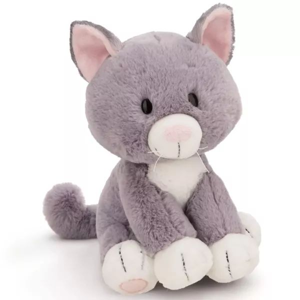 Nici: Pluszowy kot, siedzący - szary, 25 cm