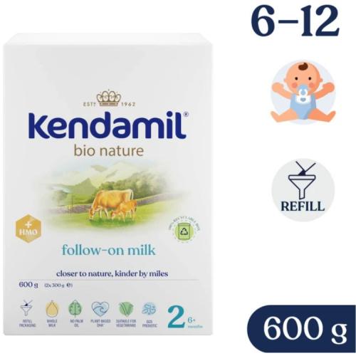 Kendamil BIO Nature 2 HMO+ Mleko następne dla niemowląt 6-12 miesięcy, 600 g -> Wysyłka od 1,99 - odbiór w Żabce i DHL POP