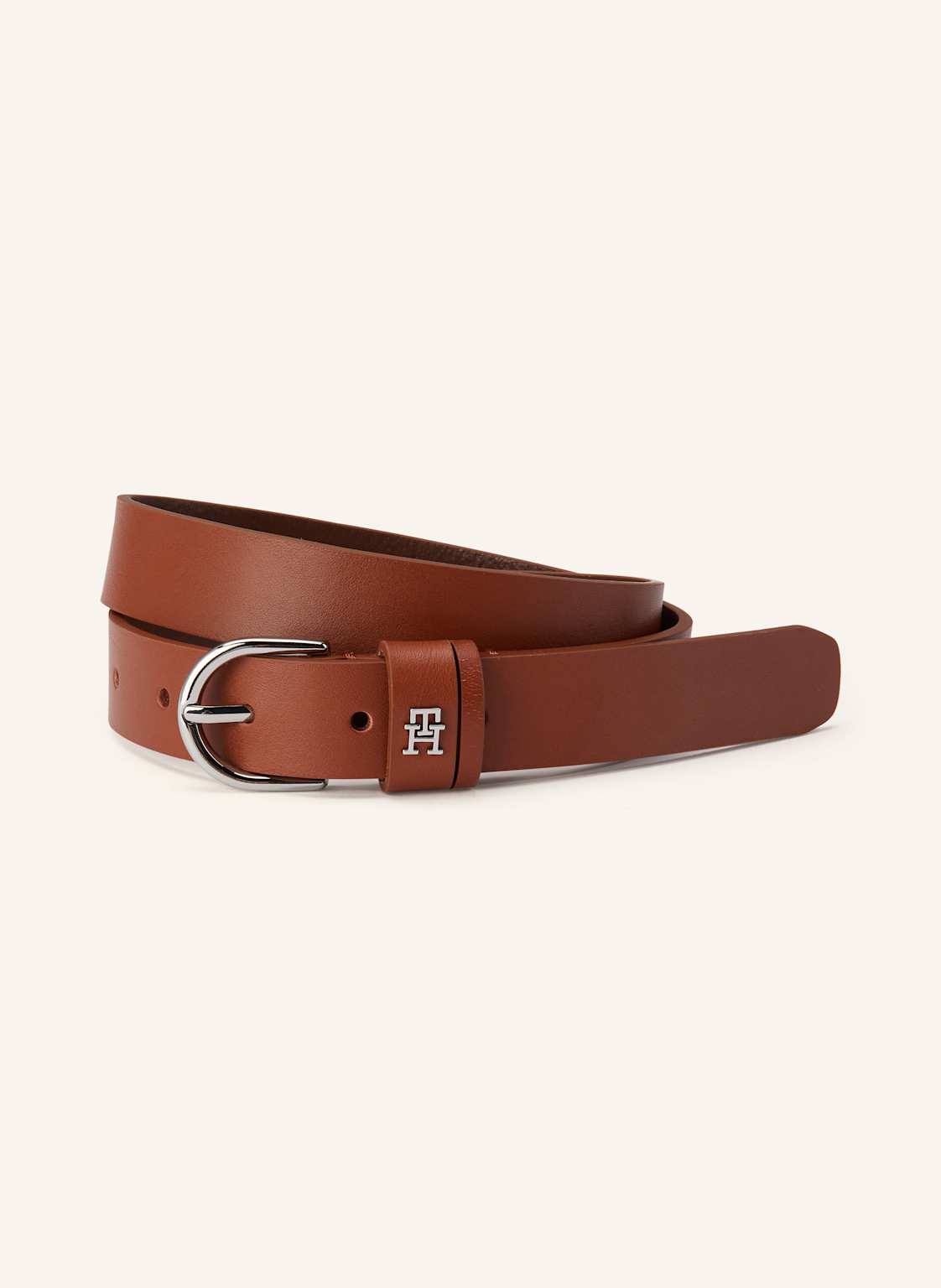 Tommy Hilfiger Pasek Skórzany braun