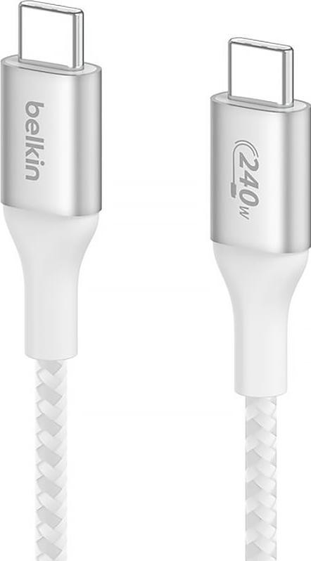 Belkin BoostCharge USBC-C 240W CABLE 1M biały