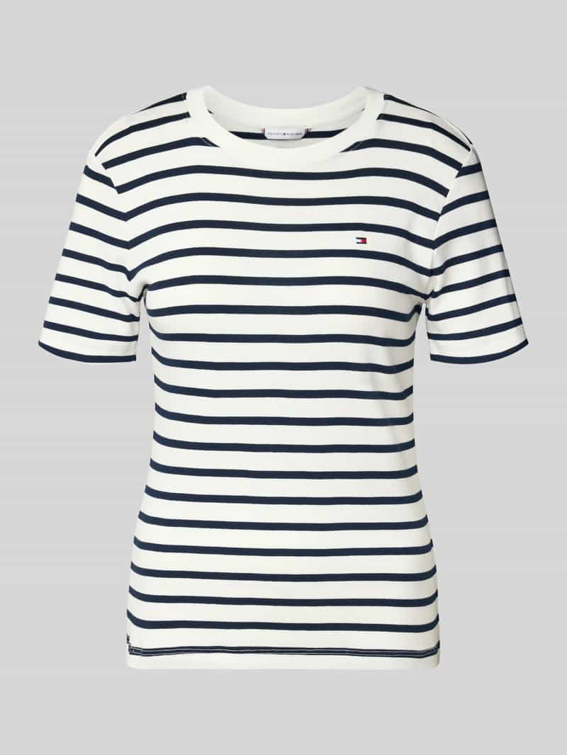 T-shirt o kroju Slim Fit z czystej bawełny