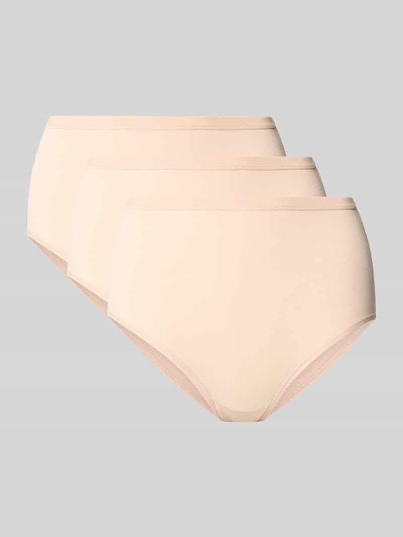 Spodnie z wysokim stanem i nadrukiem z logo