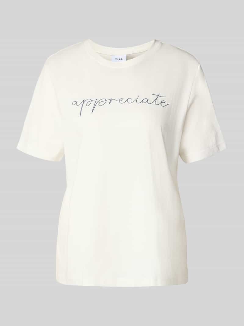T-shirt z okrągłym dekoltem model ‘SYBIL’
