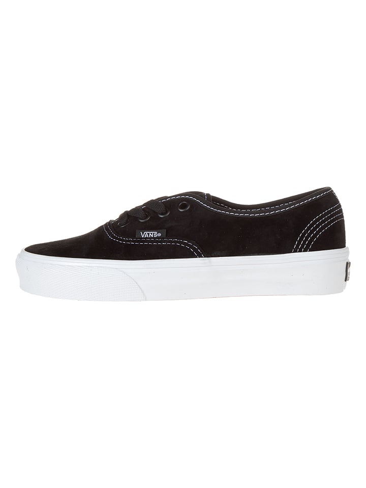 Vans Skórzane sneakersy w kolorze czarnym