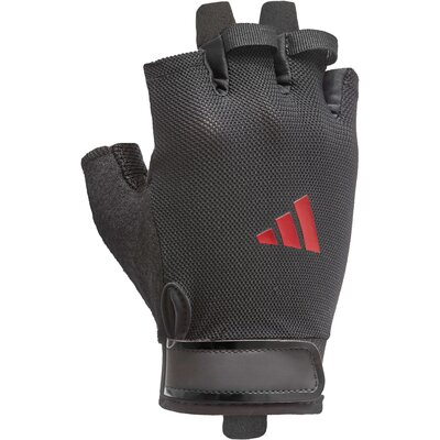 Rękawice treningowe ADIDAS Essential Training ( S) Czarno-czerwony