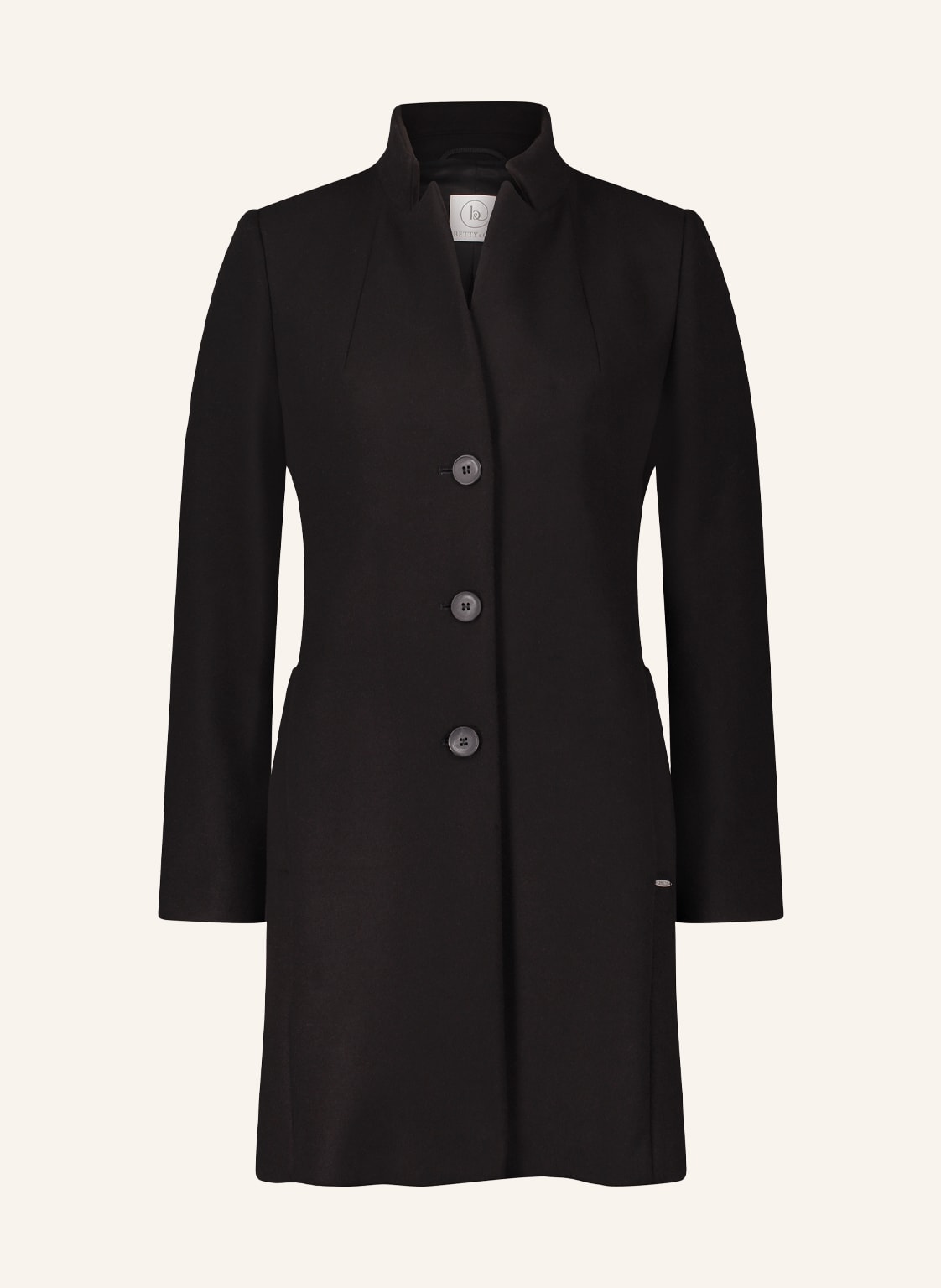Betty&Co Płaszcz schwarz