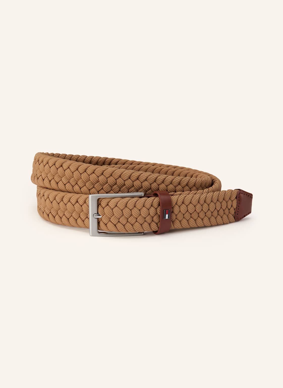 Tommy Hilfiger Pasek Pleciony Layton braun