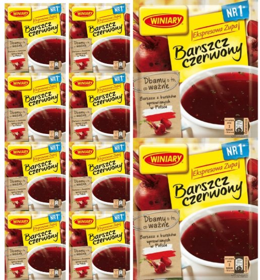WINIARY Barszcz Czerwony Express 10x60g