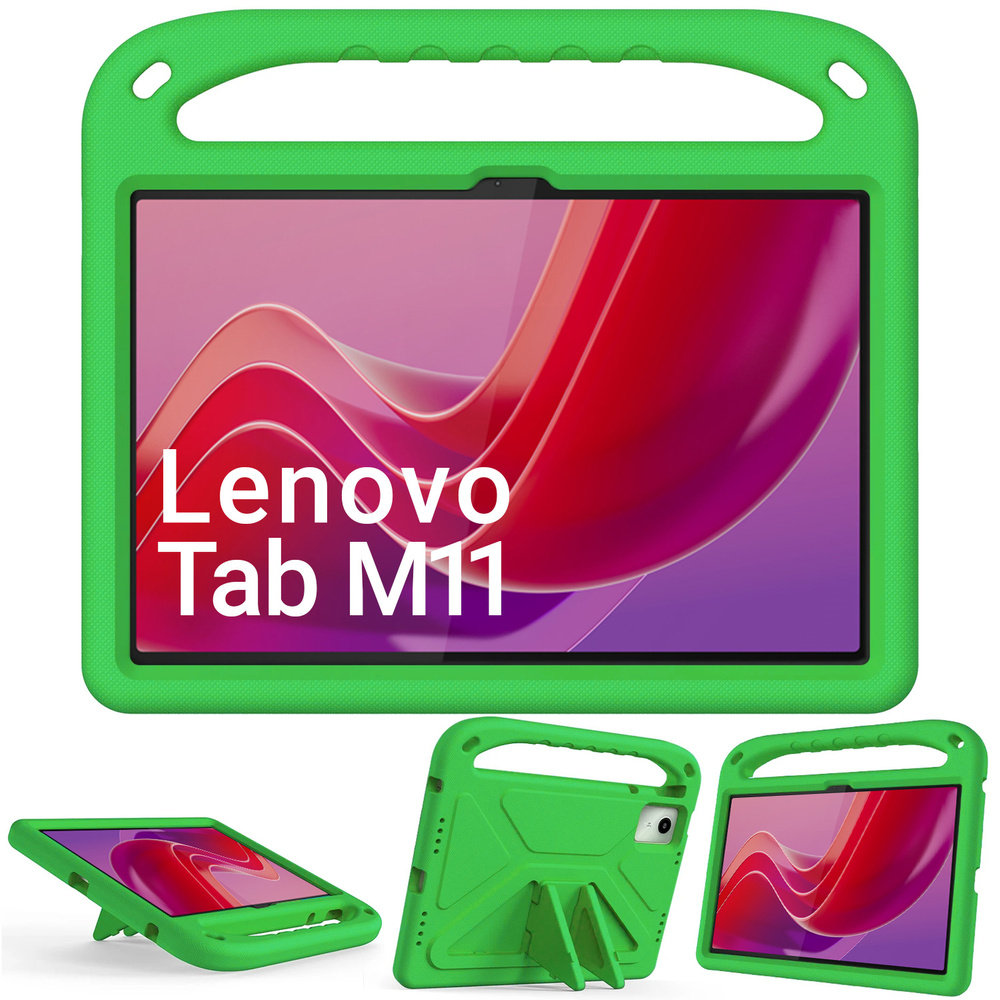 Etui FunColor do Lenovo Tab M11 TB330FU 10.95 (Zielone) Lenovo Tab M11 Zielony