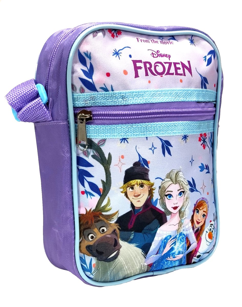 Fioletowa torba listonoszka Disney Kraina Lodu 20,5 x 15 cm