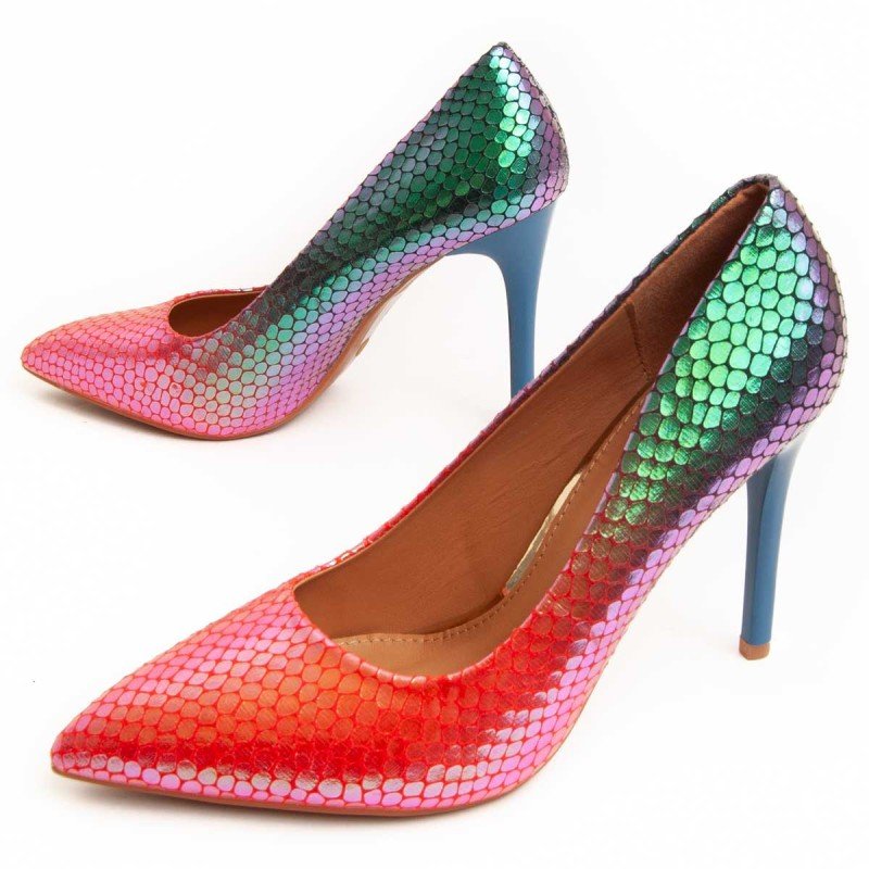 Montevita Heel Shoe Queen2 Wielokolorowy