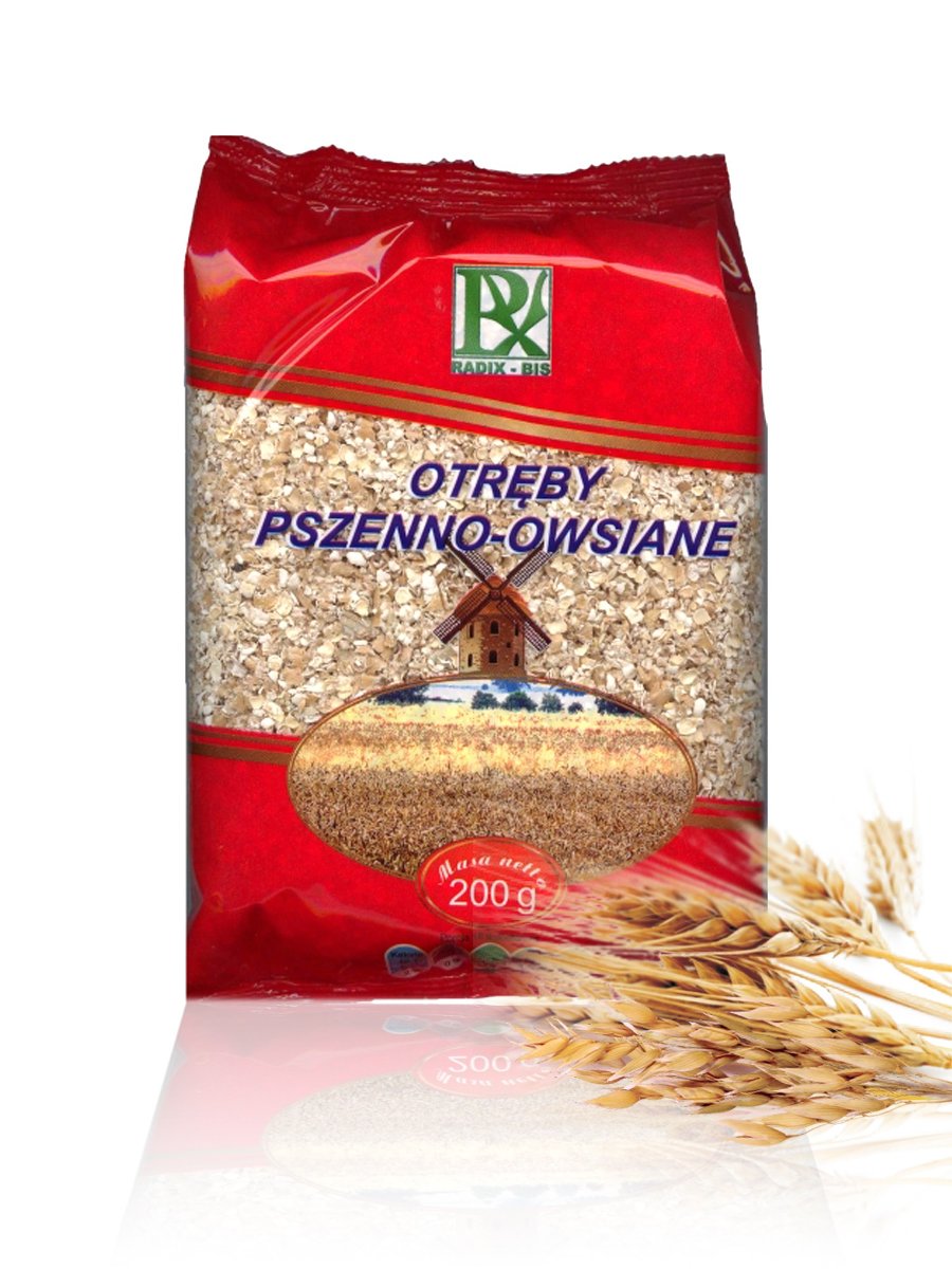 OTRĘBY PSZENNO-OWSIANE 200 g - RADIX-BIS