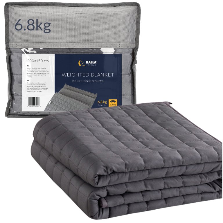 KOŁDRA OBCIĄŻENIOWA SENSORYCZNA KOC SENSORYCZNY OBCIĄŻENIOWY 200x150 6,8 kg