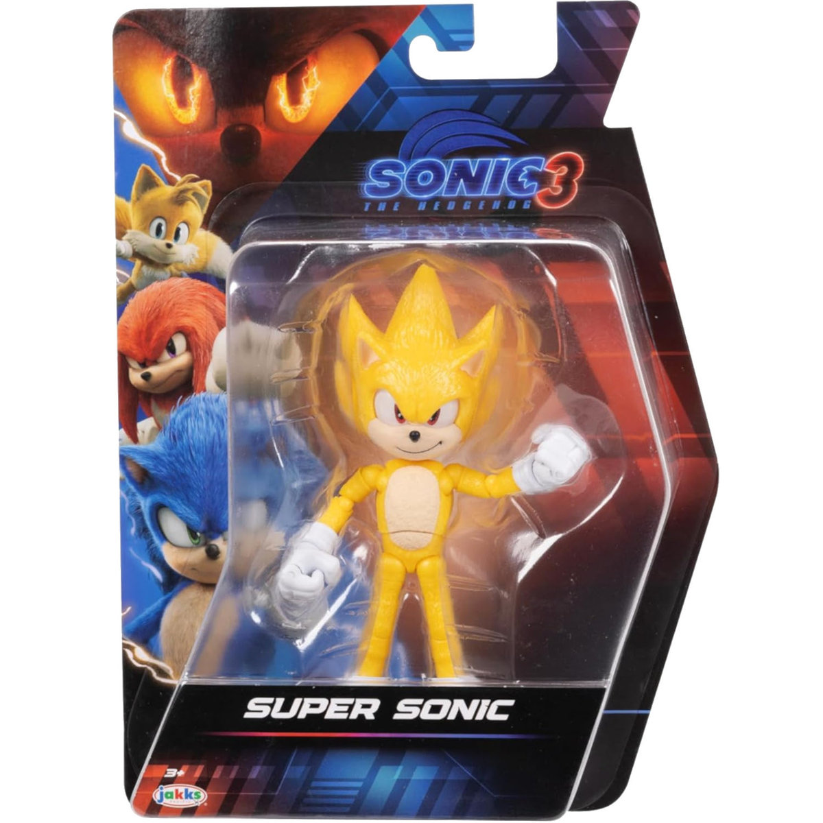 SONIC THE HEDGEHOG MOVIE 3 JAKKS PACIFIC ORYGINALNA FIGURKA SUPER SONIC