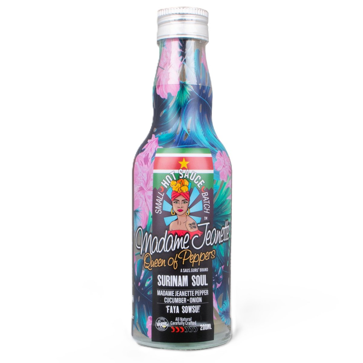 OSTRY SOS do hamburgerów sos habanero Madame Jeanette Surinam Soul HOT SAUC