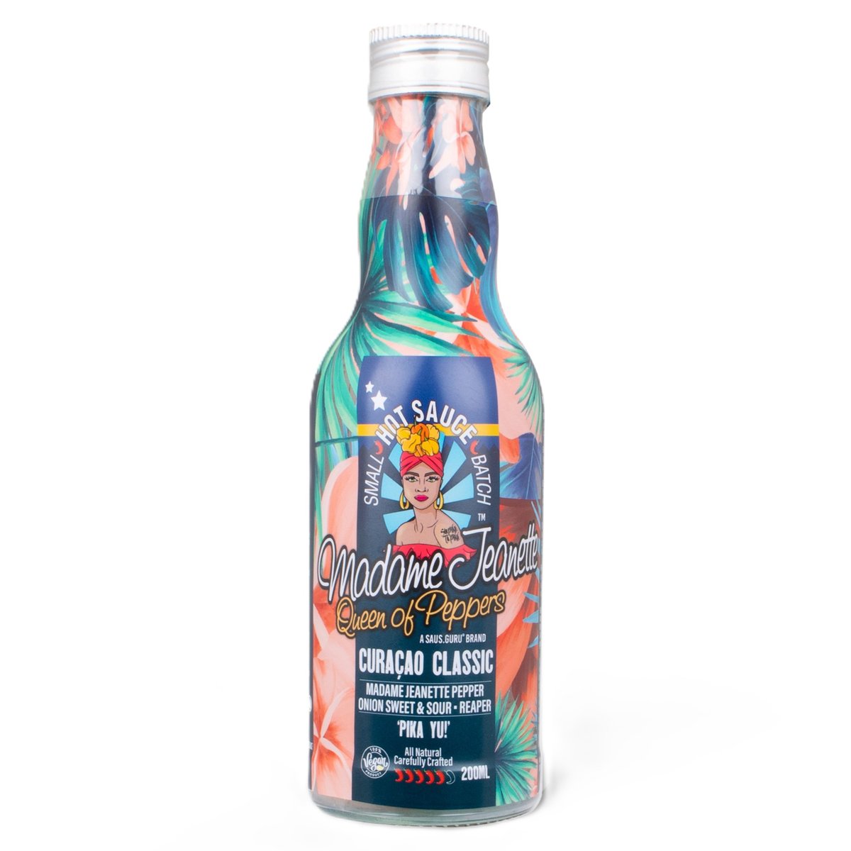 BARDZO OSTRY SOS Carolina Reaper Madame Jeanette CURAÇAO CLASSIC HOT SAUCE