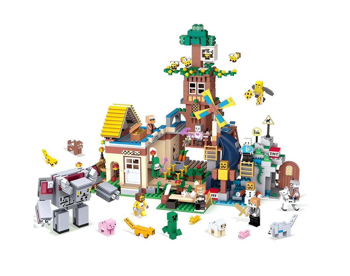 Klocki My Word 1402 El Zestaw Klocków Domek Craft Figurki Zwierzęta 06Klocki My Word 1402 El Zestaw Klocków Domek Craft Figurki Zwierzęta 06 Klocki ..