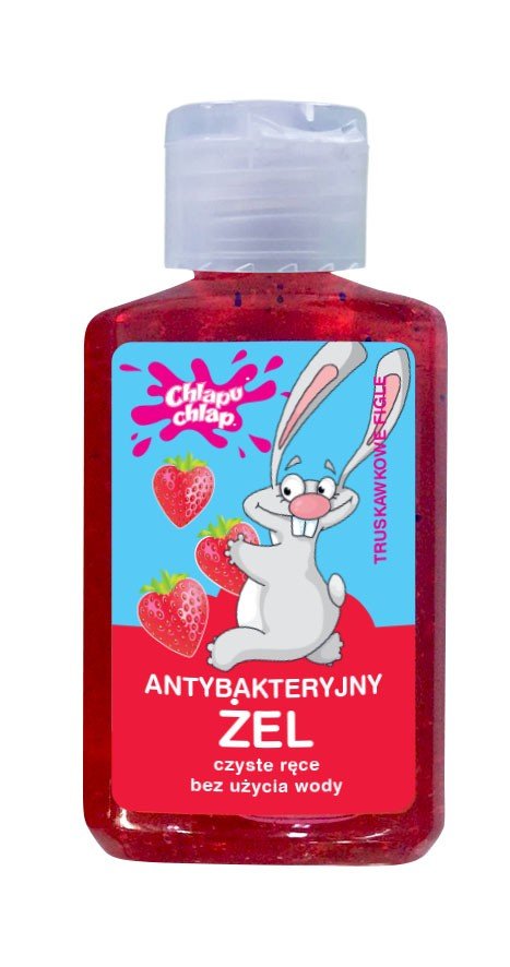 Chlapu Chlap Żel Antybakteryjny Do Rąk - Truskawkowe Figle 60 Ml