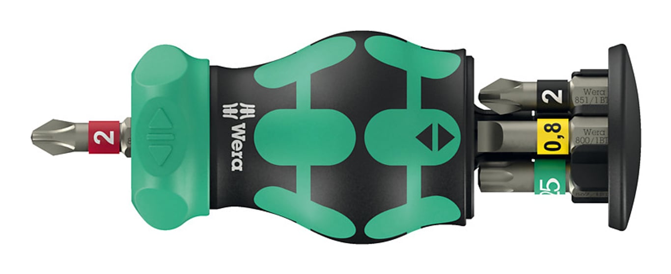 Wera Kraftform Kompakt Stubby magazine RA 2 Uchwyt do bitów 6 szt.