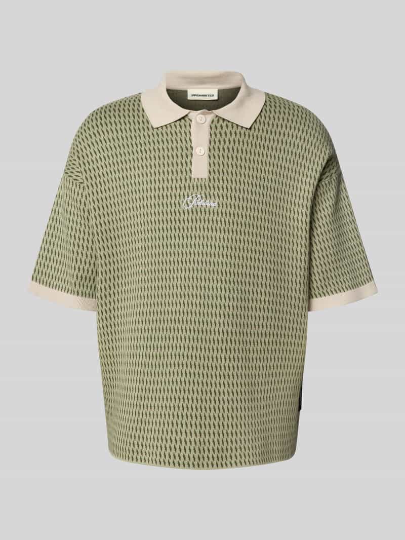 Koszulka polo o kroju relaxed fit z wyhaftowanym logo
