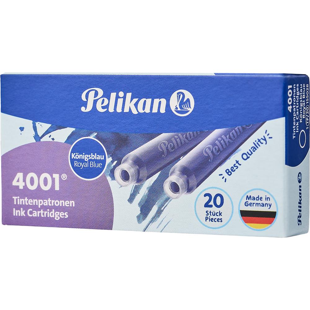 Pelikan Naboje atramentowe krótkie niebieskie 20 szt.
